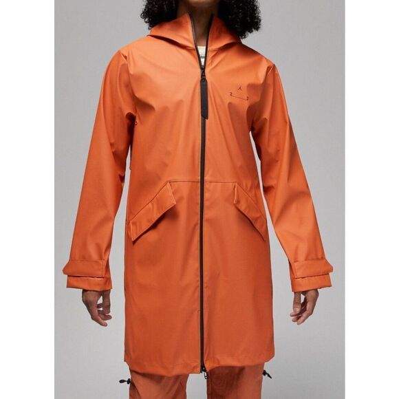 Nike DV7691 872 Men's Sz XS Rust Orange Jordan 23 Engineered Trench Jacket $200 - Picture 1 of 7